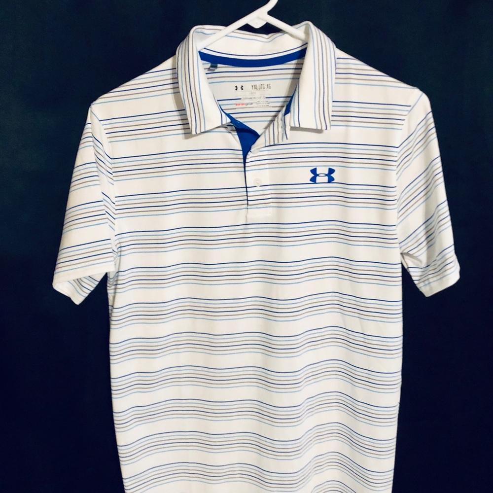 Under Armour boys XL golf polo shirt